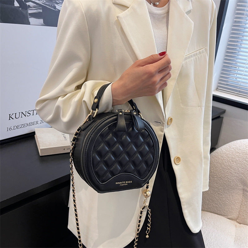 Fashion Portable Small Round Bag