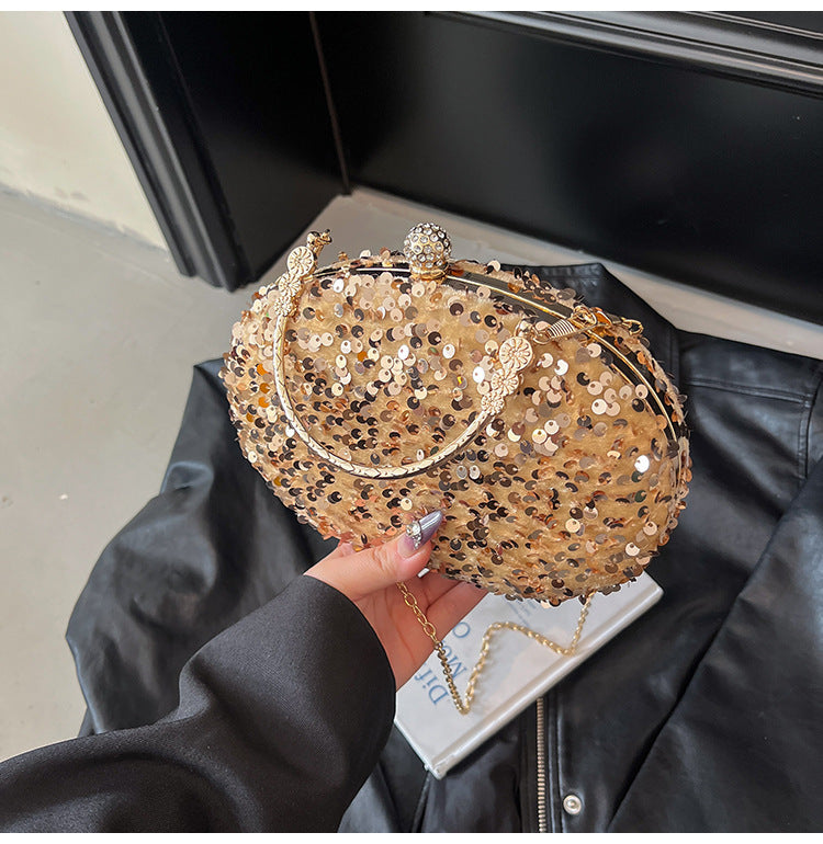 Trendy Portable Sequin Bag