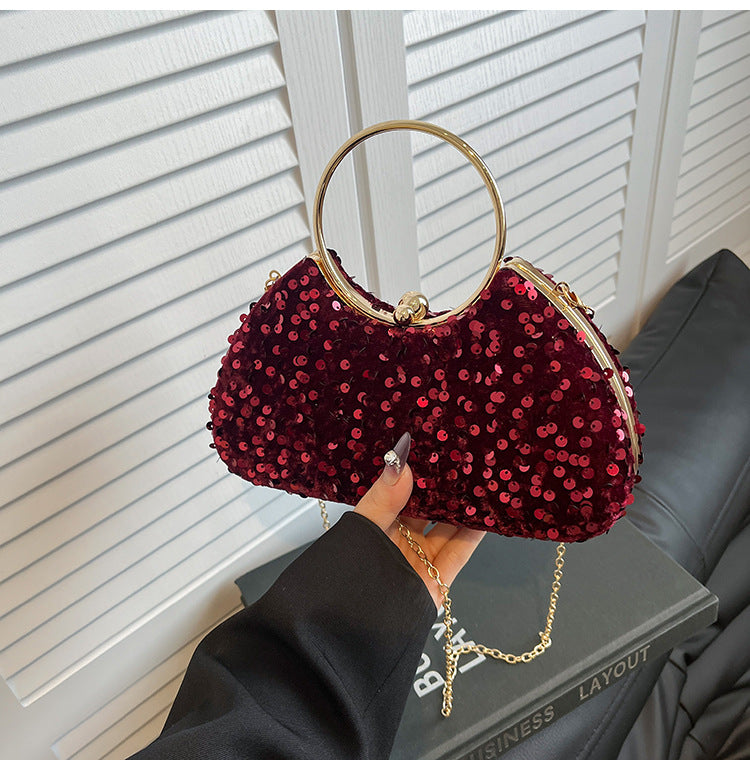 Trendy Portable Sequin Bag