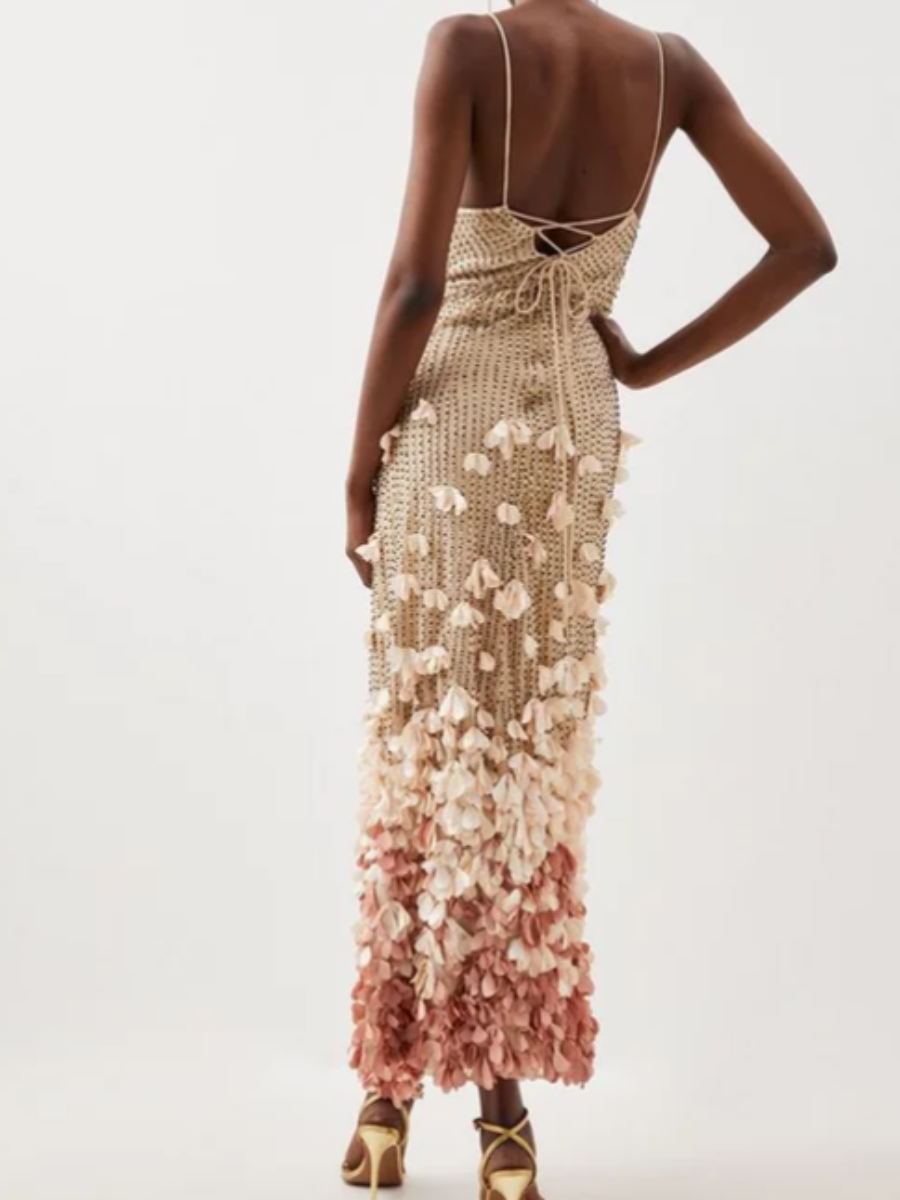 Floral Decal Dress