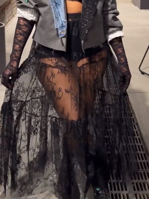 Lace Maxi Skirt