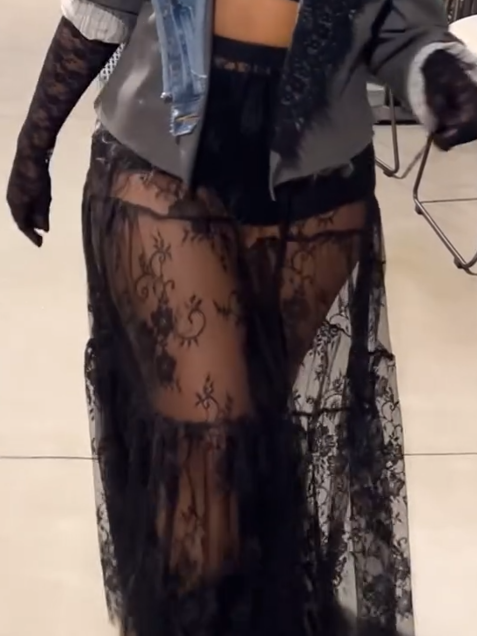 Lace Maxi Skirt