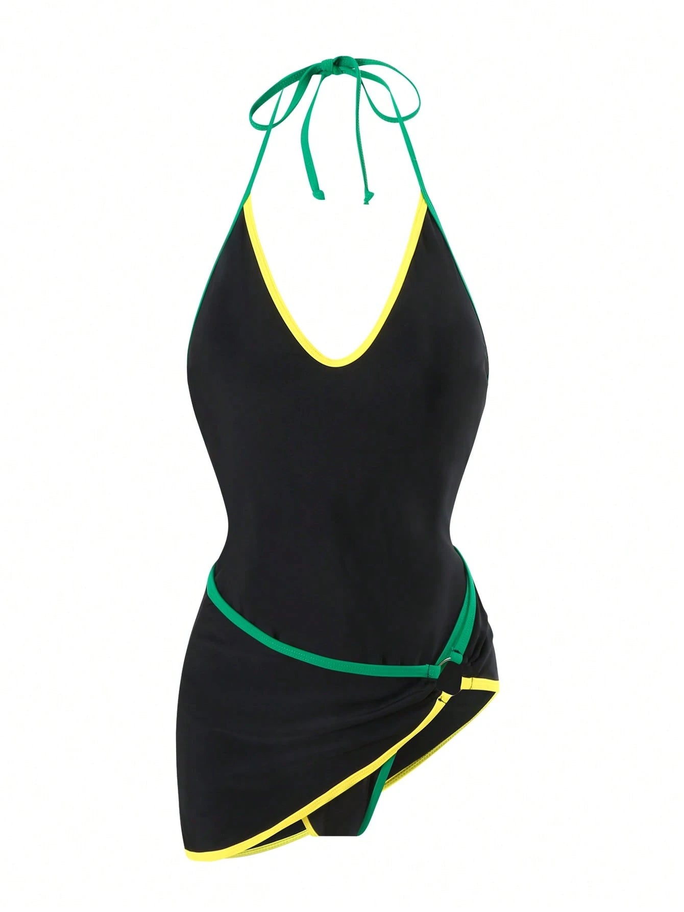 Black Cut-Out Swimsuit