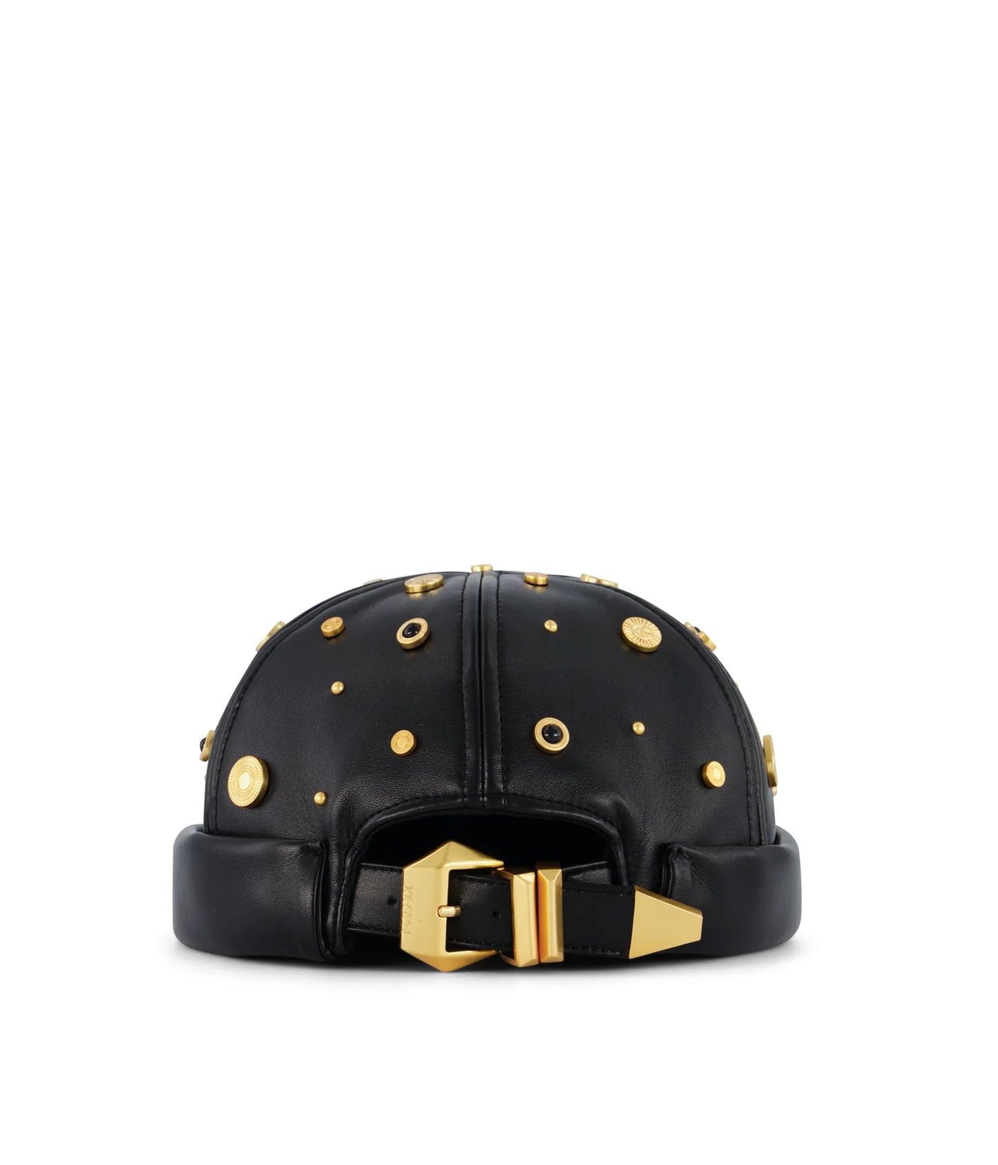 Black Leather Cap