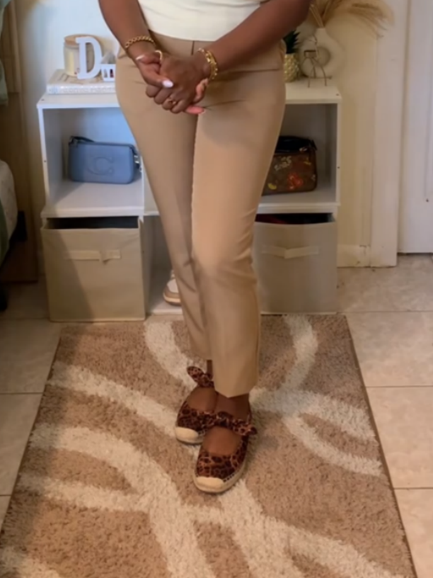 Leopard Print Slip-on Shoes