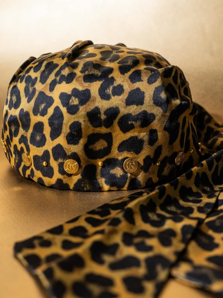Leopard Print Headscarf