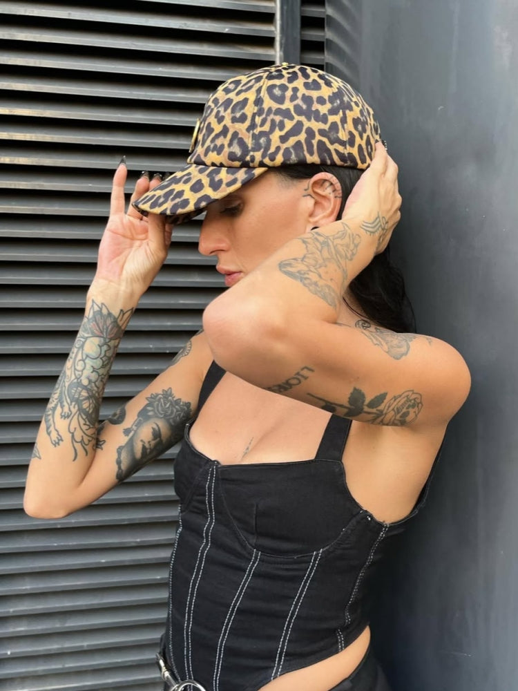 Leopard Print Cap