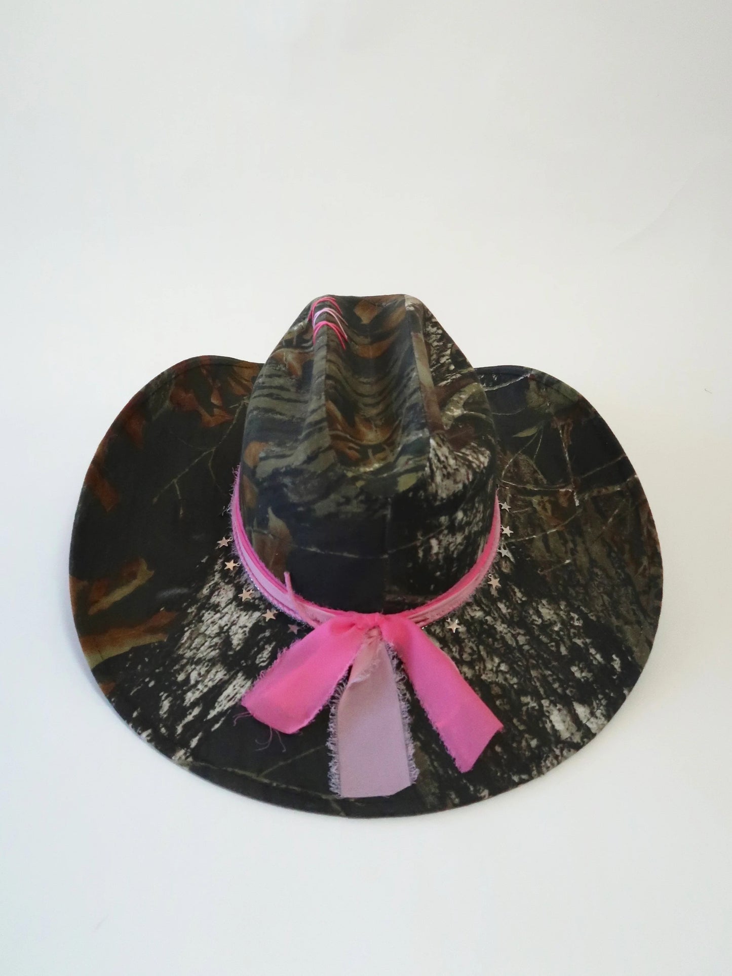 Camouflage Wide-Brim Hat