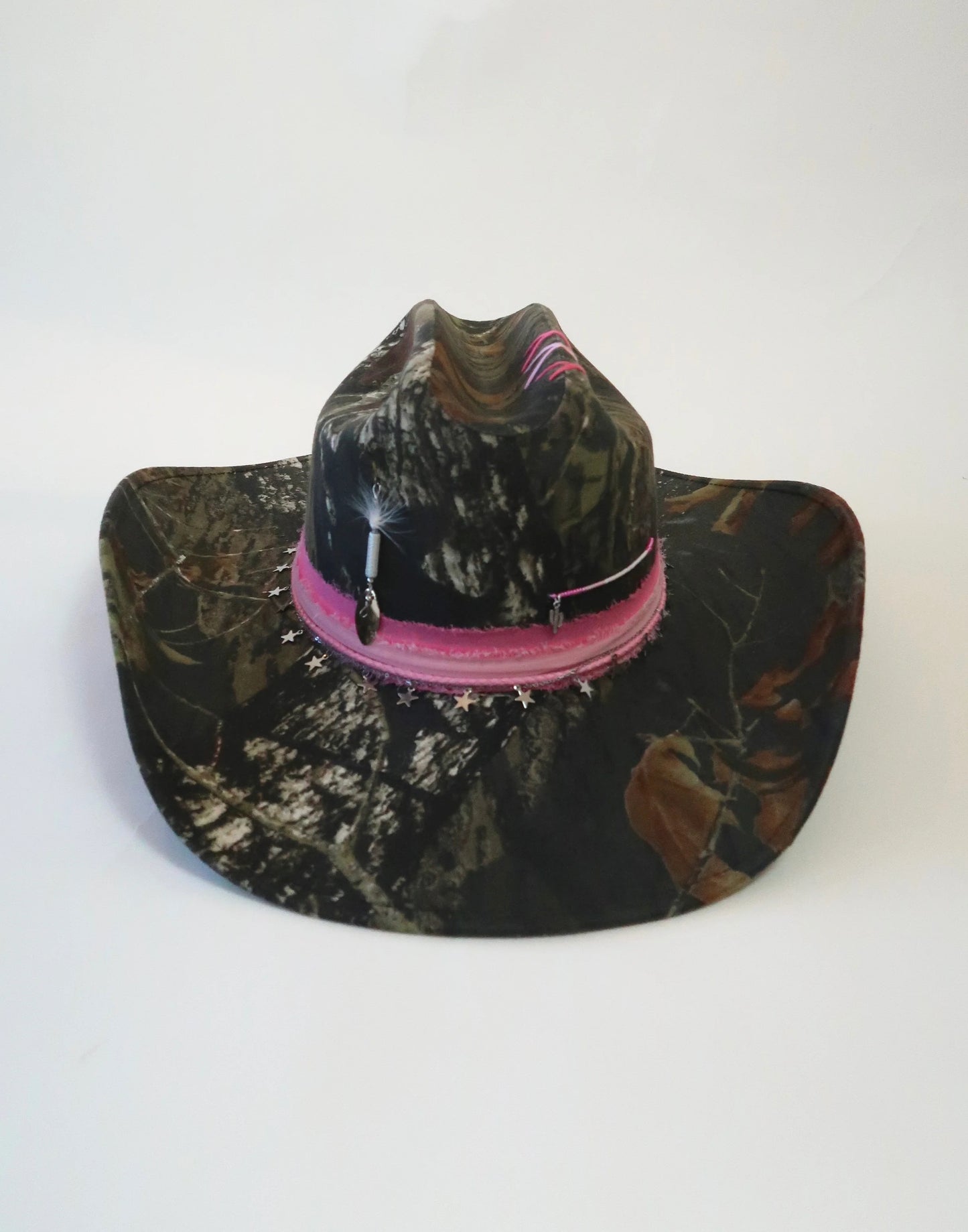 Camouflage Wide-Brim Hat