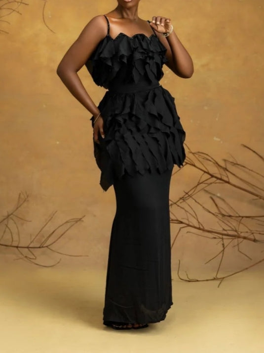 Elegant Black Maxi Dress
