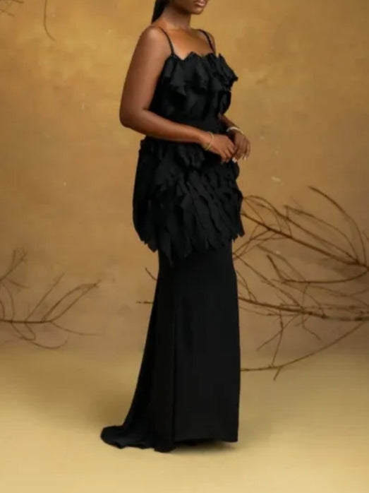 Elegant Black Maxi Dress