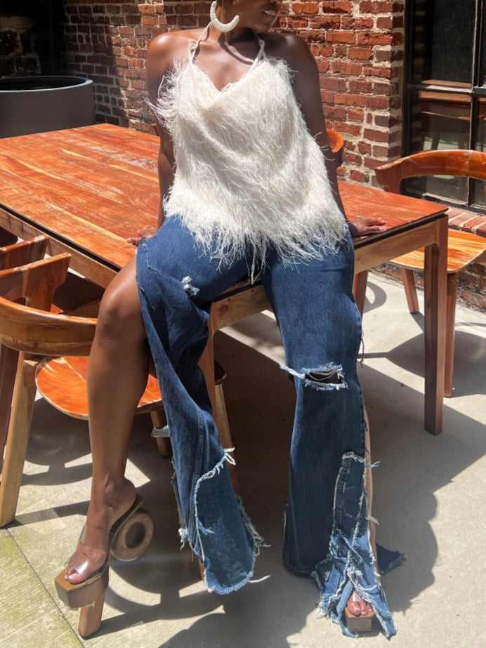 The Showstopper Fringe Halter
