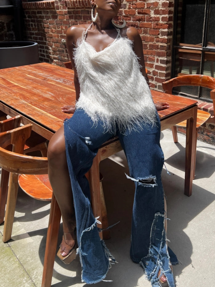 The Showstopper Fringe Halter