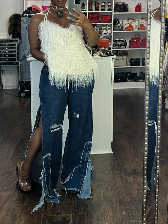 The Showstopper Fringe Halter