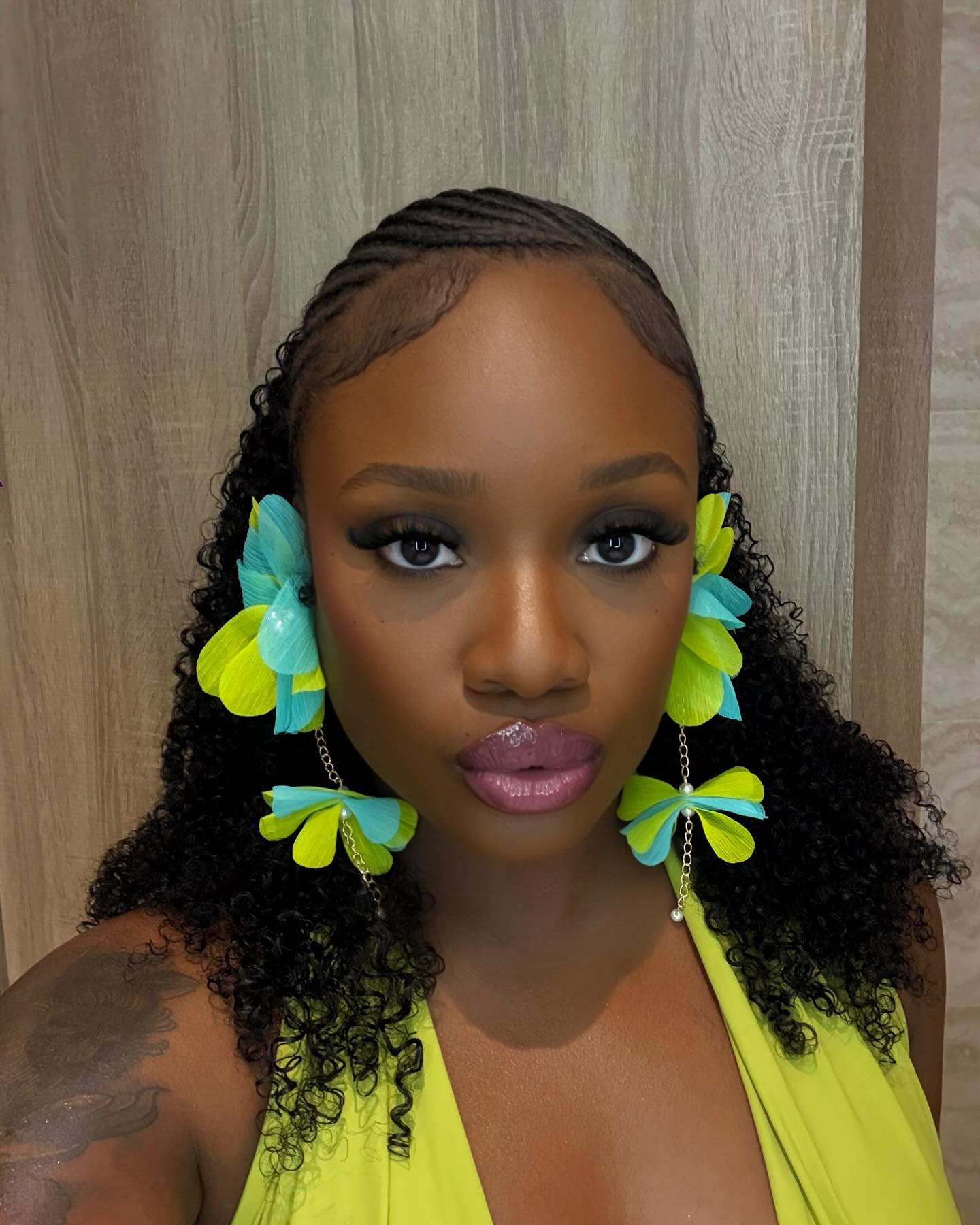 Colorful Butterfly-shaped Earrings
