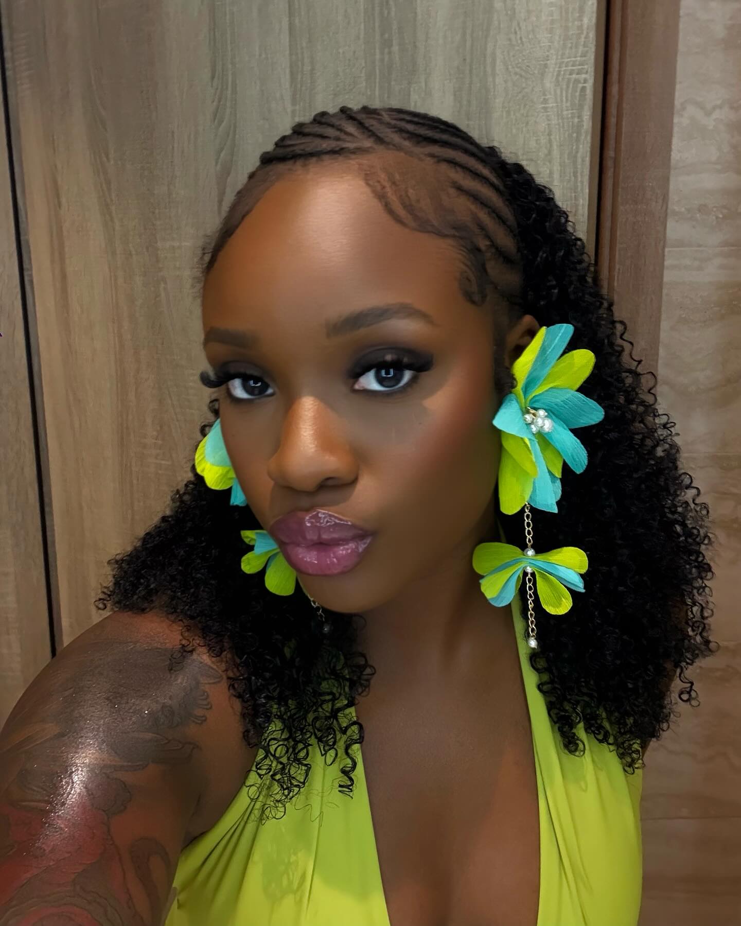 Colorful Butterfly-shaped Earrings