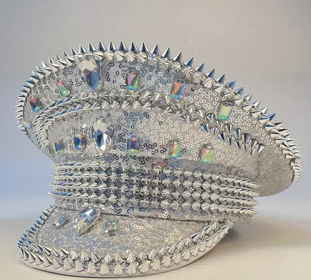 Silver Metallic Cowboy Hat