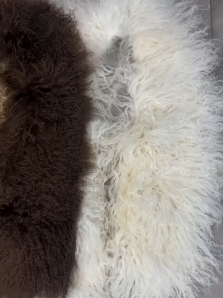 White Fluffy False Hair V