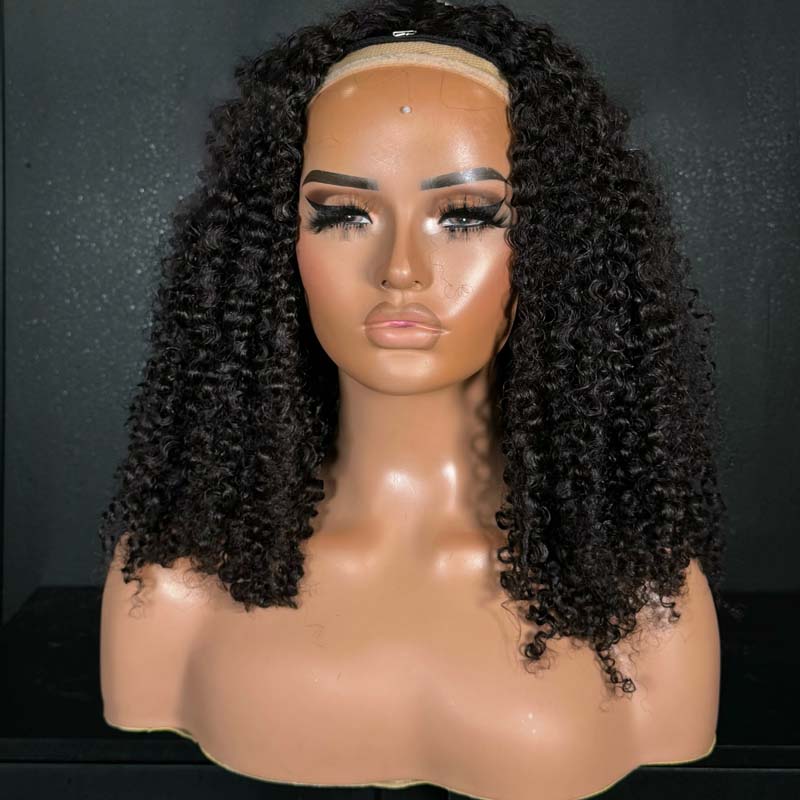 Curly Flip-Over Half Wig