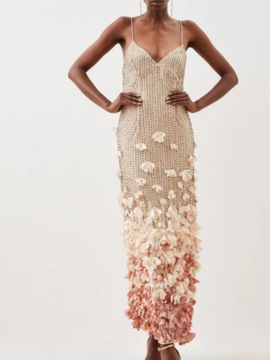 Floral Decal Dress