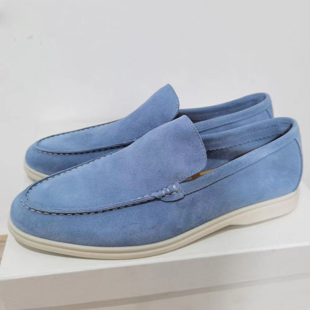 Suede Loafers
