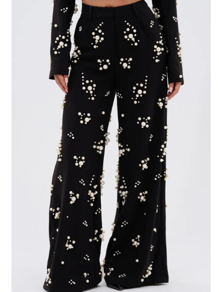 Pearls Inlaid Pants