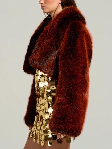 Short Red And Black Fur