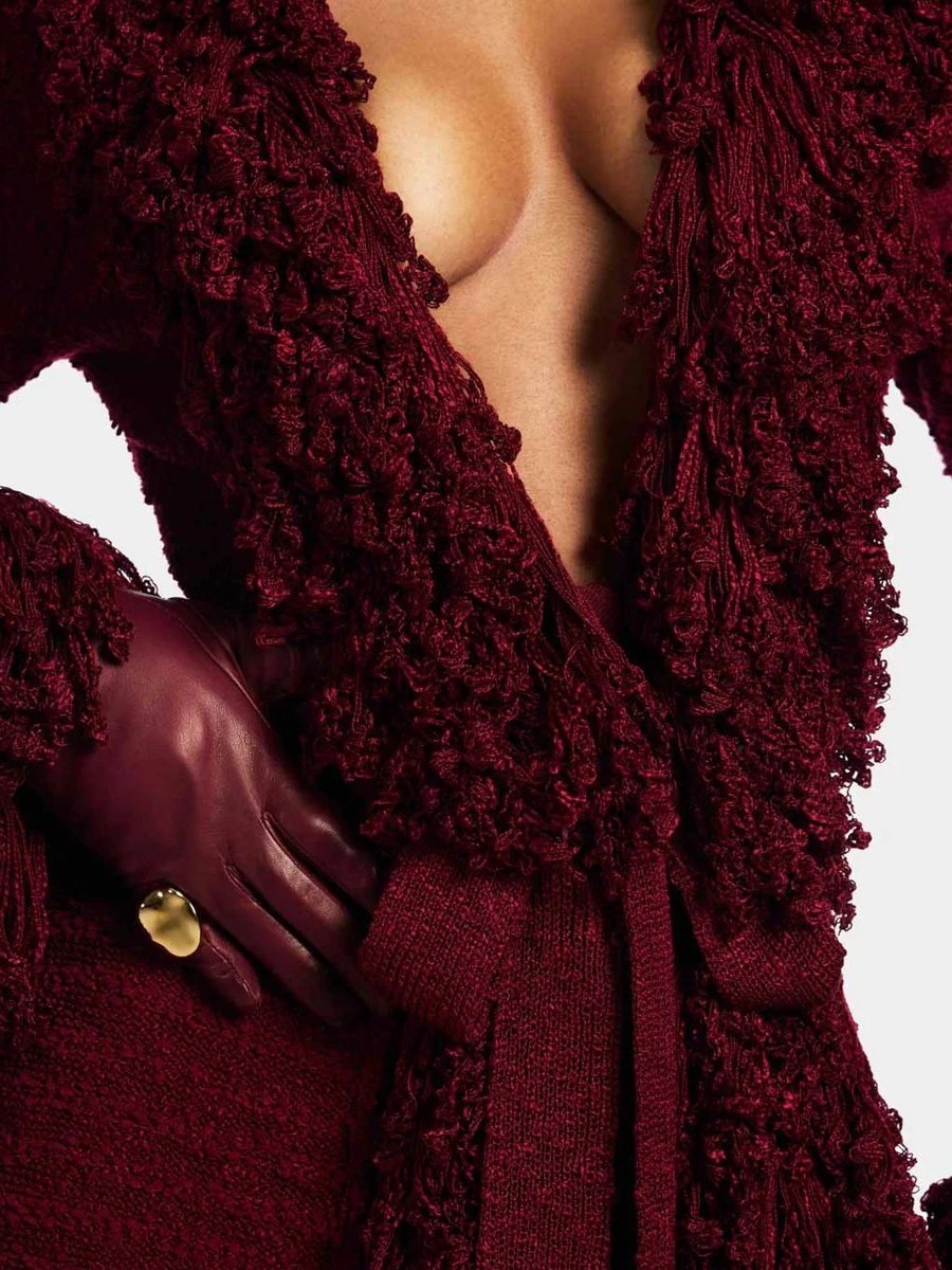 Red Fur Coat