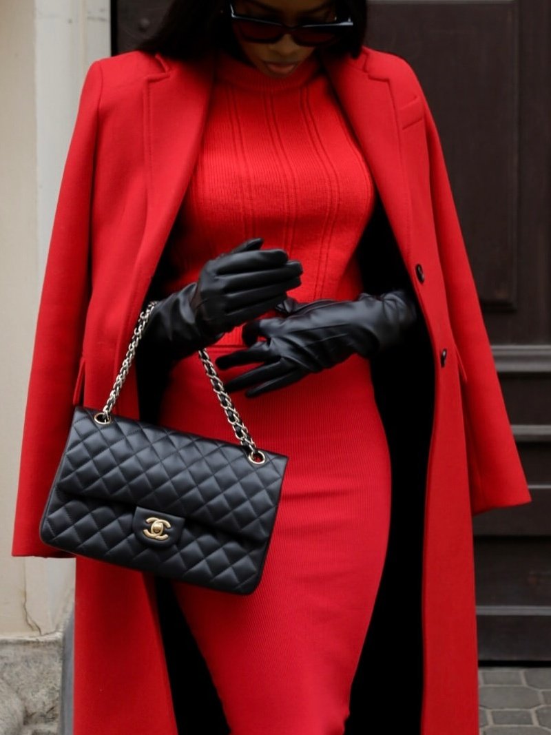 Red Three-piece Suit
