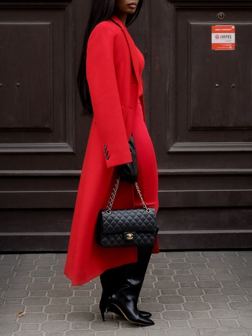 Red Three-piece Suit