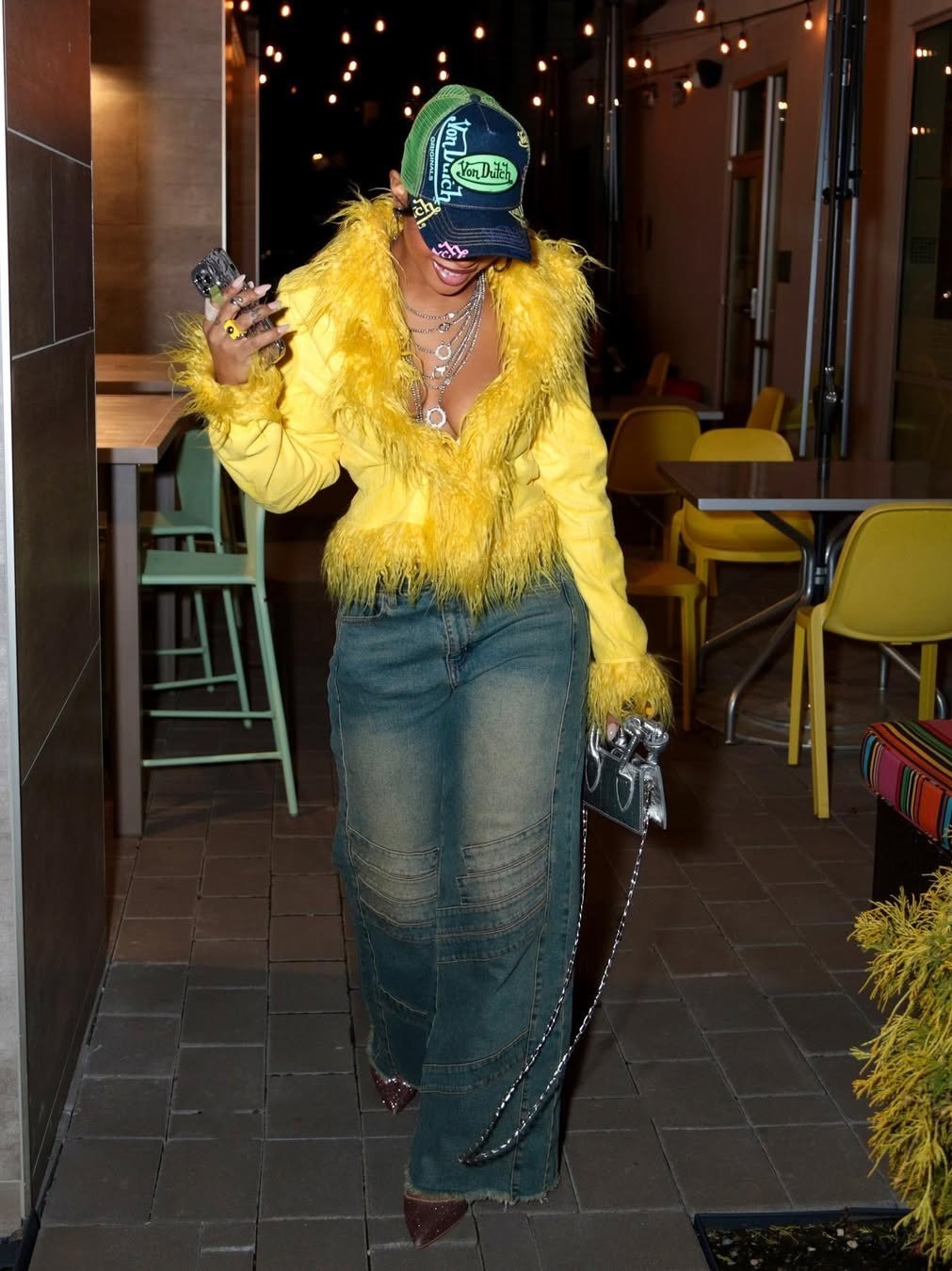 Yellow Mao Mao Coat