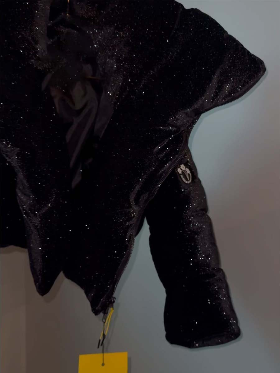 Fashion Sequined Short Cotton Jacket