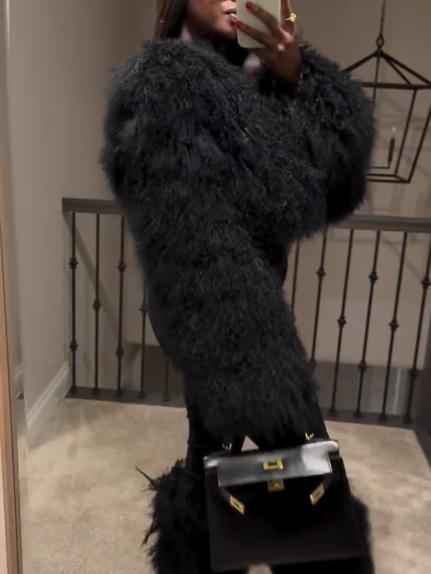 Black Fur Coat
