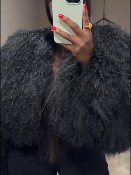 Black Fur Coat