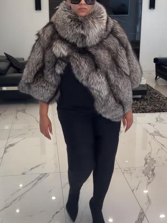 Thick Neck Fur Coat