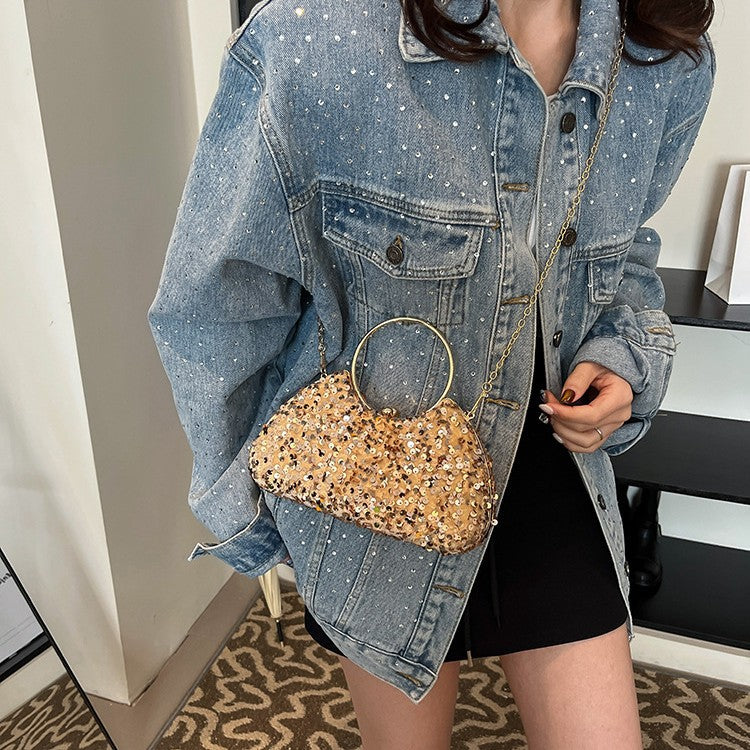 Trendy Portable Sequin Bag