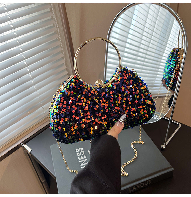Trendy Portable Sequin Bag