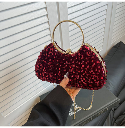 Trendy Portable Sequin Bag