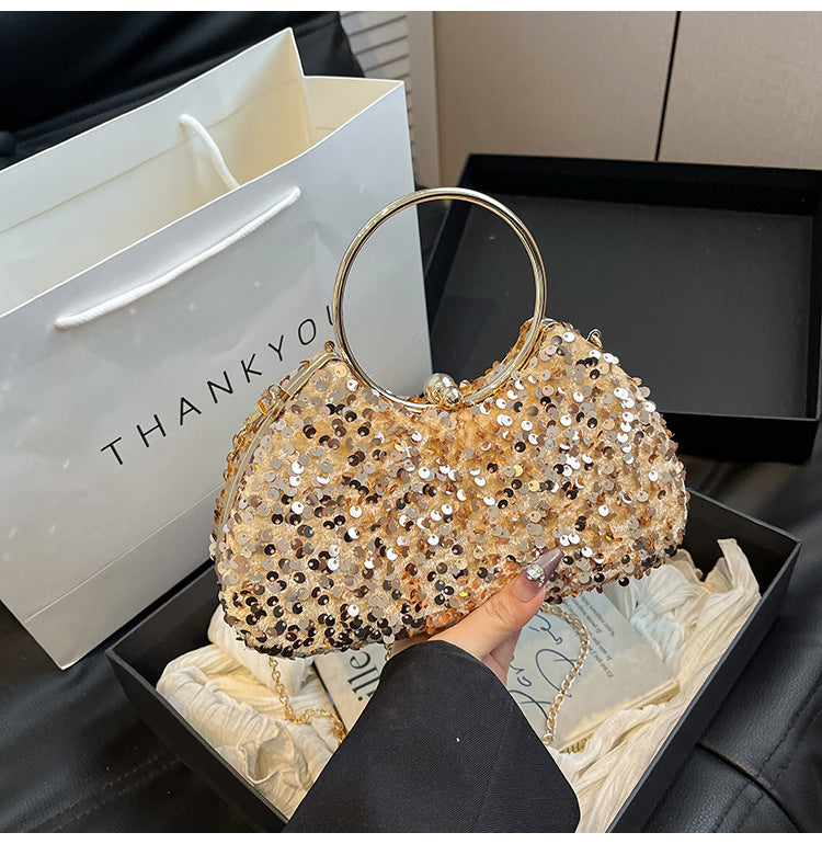 Trendy Portable Sequin Bag