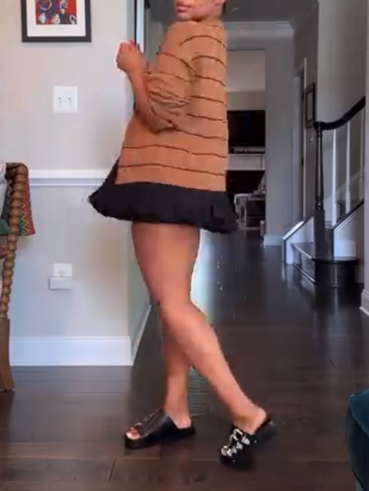 Double Bow Striped Top