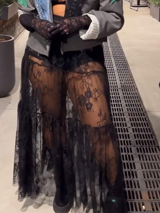 Lace Maxi Skirt