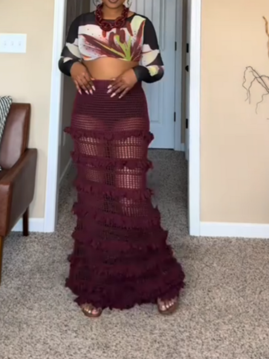 Floral Long Sleeve Two Piece Set