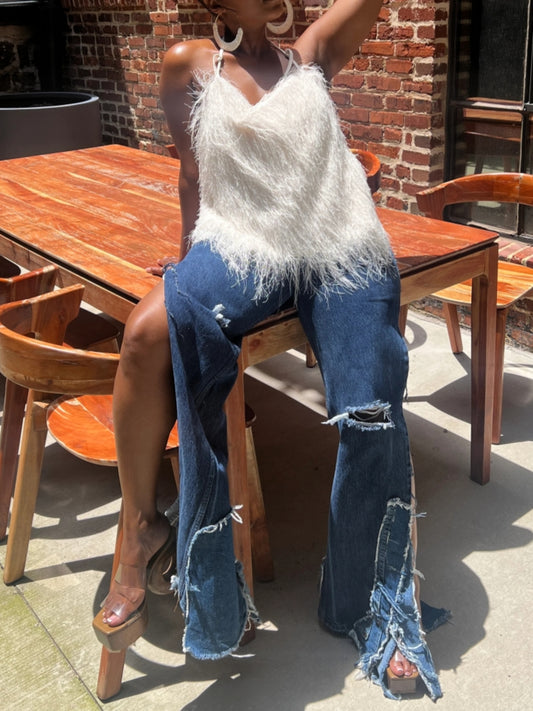 The Showstopper Fringe Halter