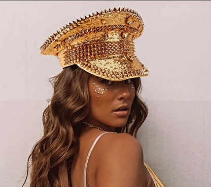 Silver Metallic Cowboy Hat