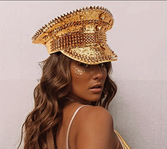 Silver Metallic Cowboy Hat