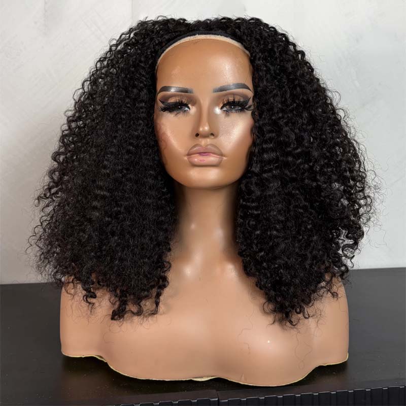 Curly Flip-Over Half Wig