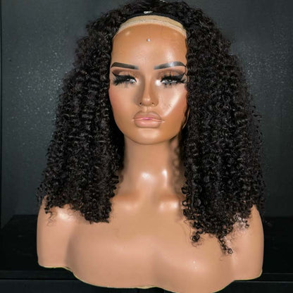 Curly Flip-Over Half Wig
