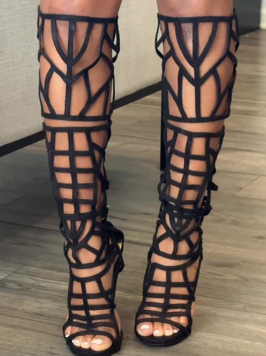 Hollow Out Boots