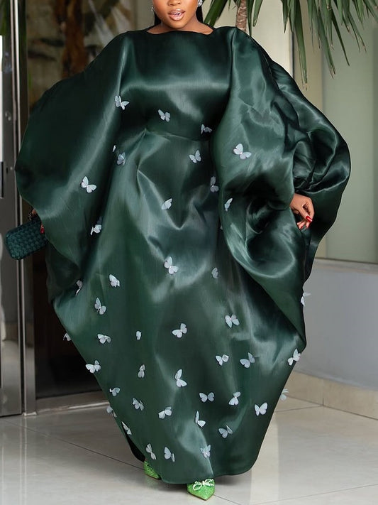 Green Butterfly Big Skirt