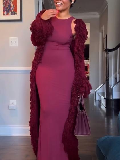 Red Skinny Inner Dress